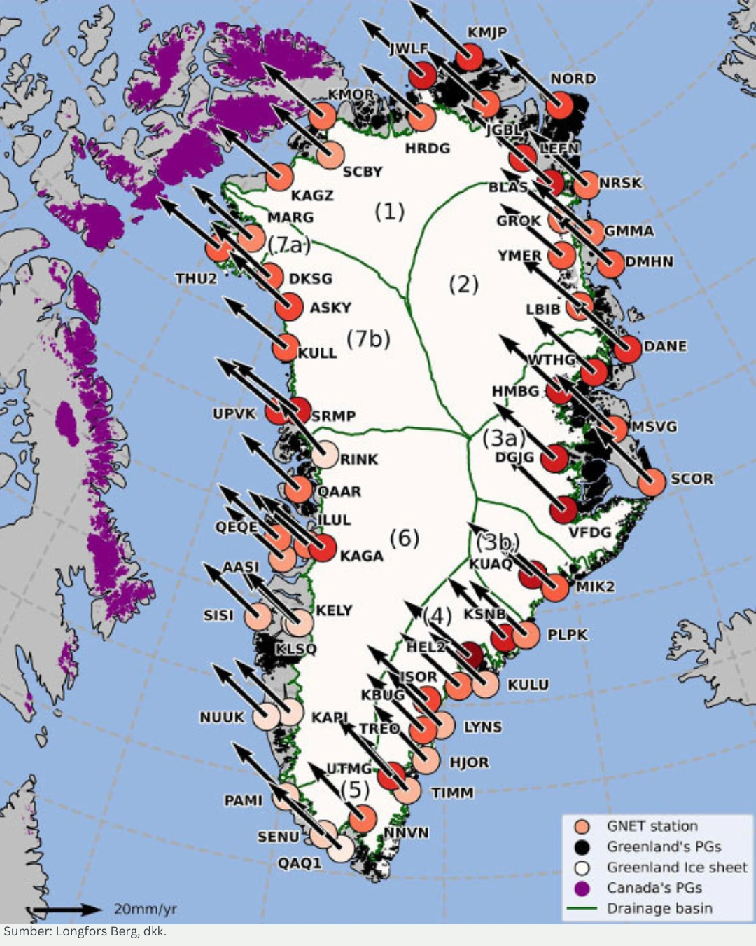 Radar GNSS Tunjukkan Lapisan Es Greenland Bergeser, Apa Sebabnya? - Gambar 1