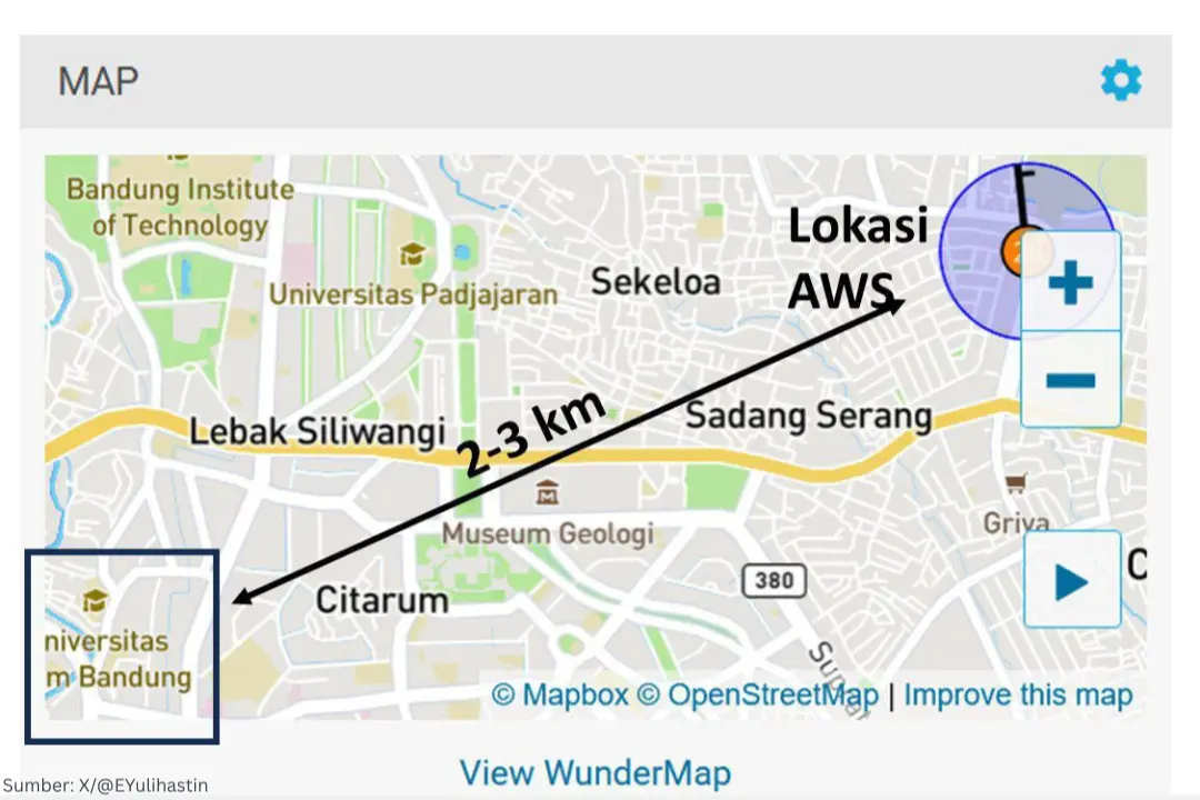 Ahli BRIN Analisis Kasus Gas Air Mata di UNISBA Lewat Data Geospasial - Gambar 1