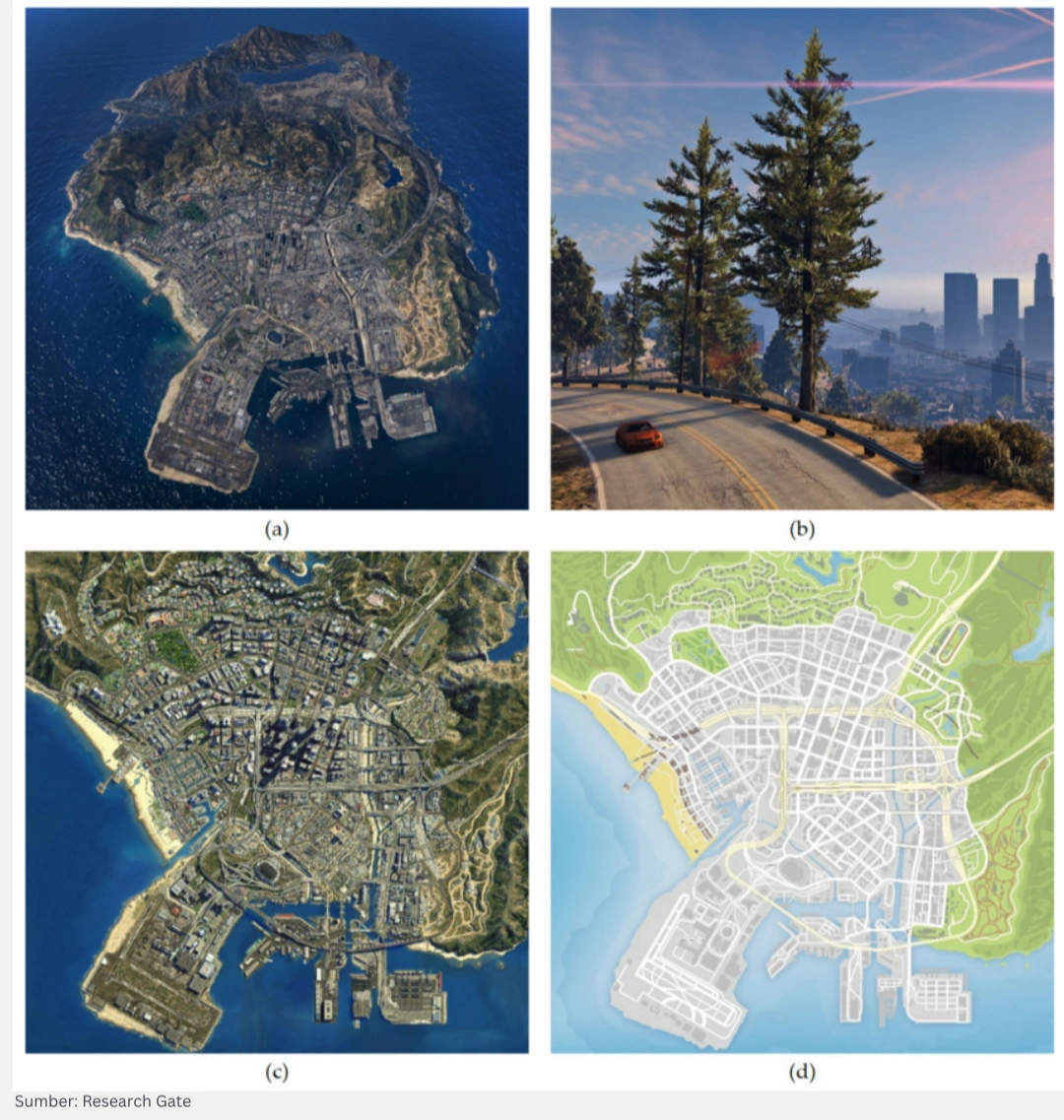 Rockstar Ternyata Memanfaatkan Data Spasial dalam Pengembangan GTA V - Gambar 1