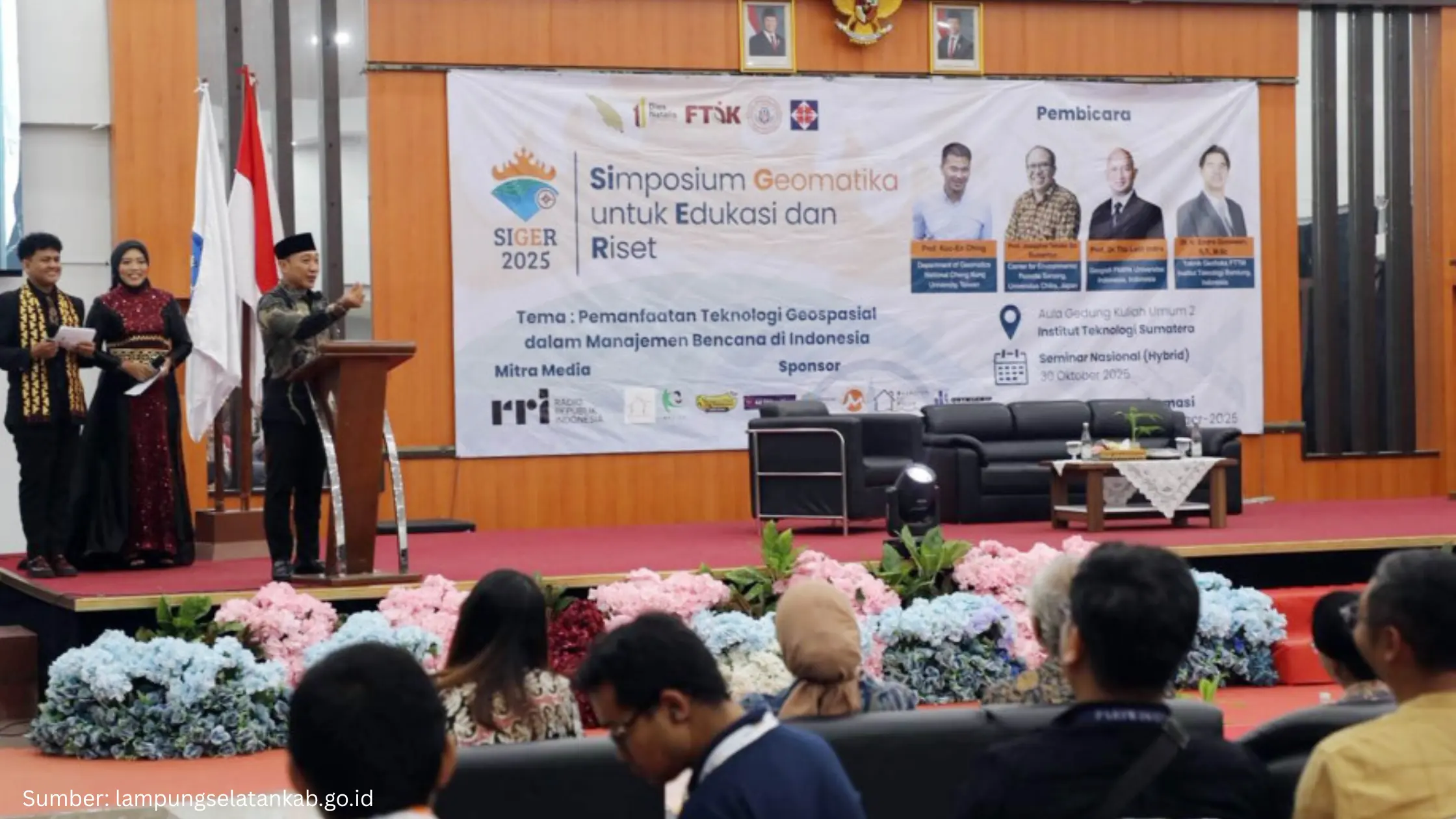 ITERA Gelar Simposium SIGER 2025, Bahas Pemanfaatan Teknologi Geospasial sebagai Kunci Manajemen Bencana