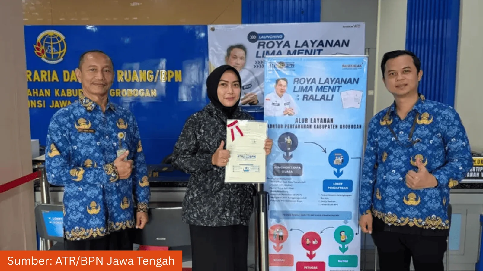 Kementerian ATR/BPN Jawa Tengah Luncurkan RALALI, Permudah Pengurusan Sertifikat Tanah