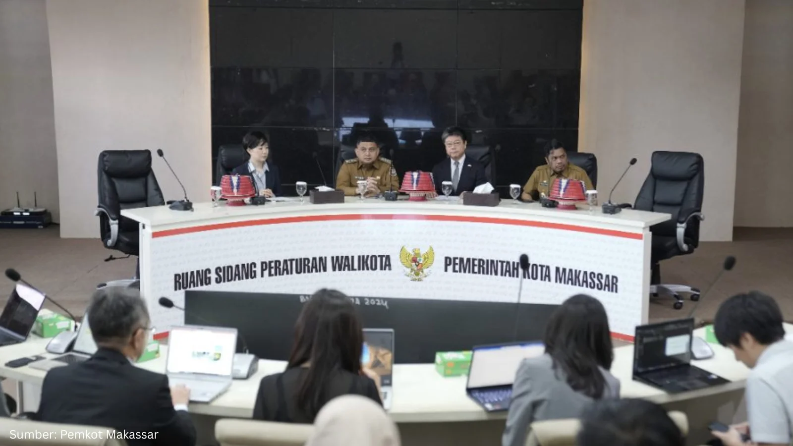 Makassar dan Yokohama Berkolaborasi Wujudkan Kota Nol Karbon Berbasis Geospasial