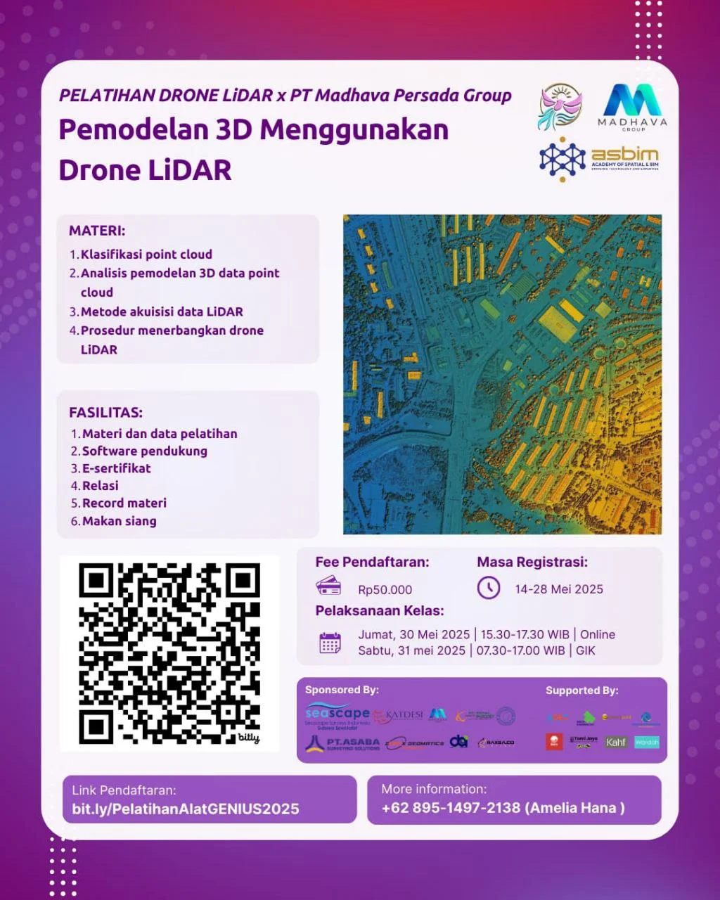 Mengenal Lebih Dekat Teknologi Drone LiDAR: Pelatihan Pemodelan 3D Siap Digelar di GENIUS MERCATOR 2025