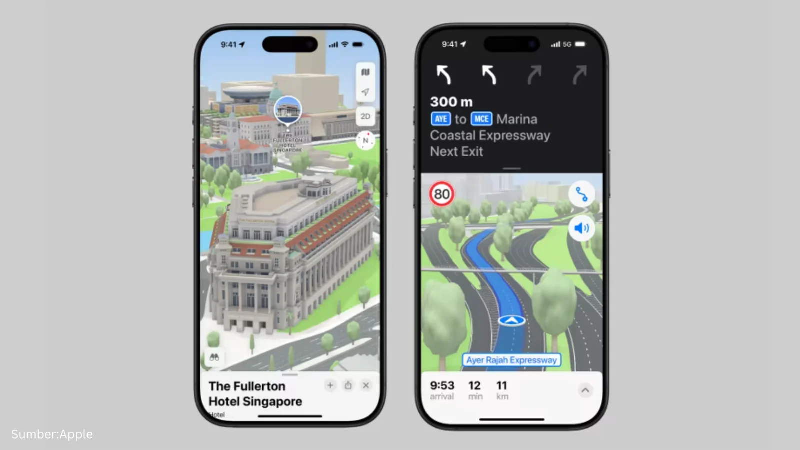 Pemanfaatan Teknologi Spasial Canggih dalam Pembaruan Apple Maps di Singapura