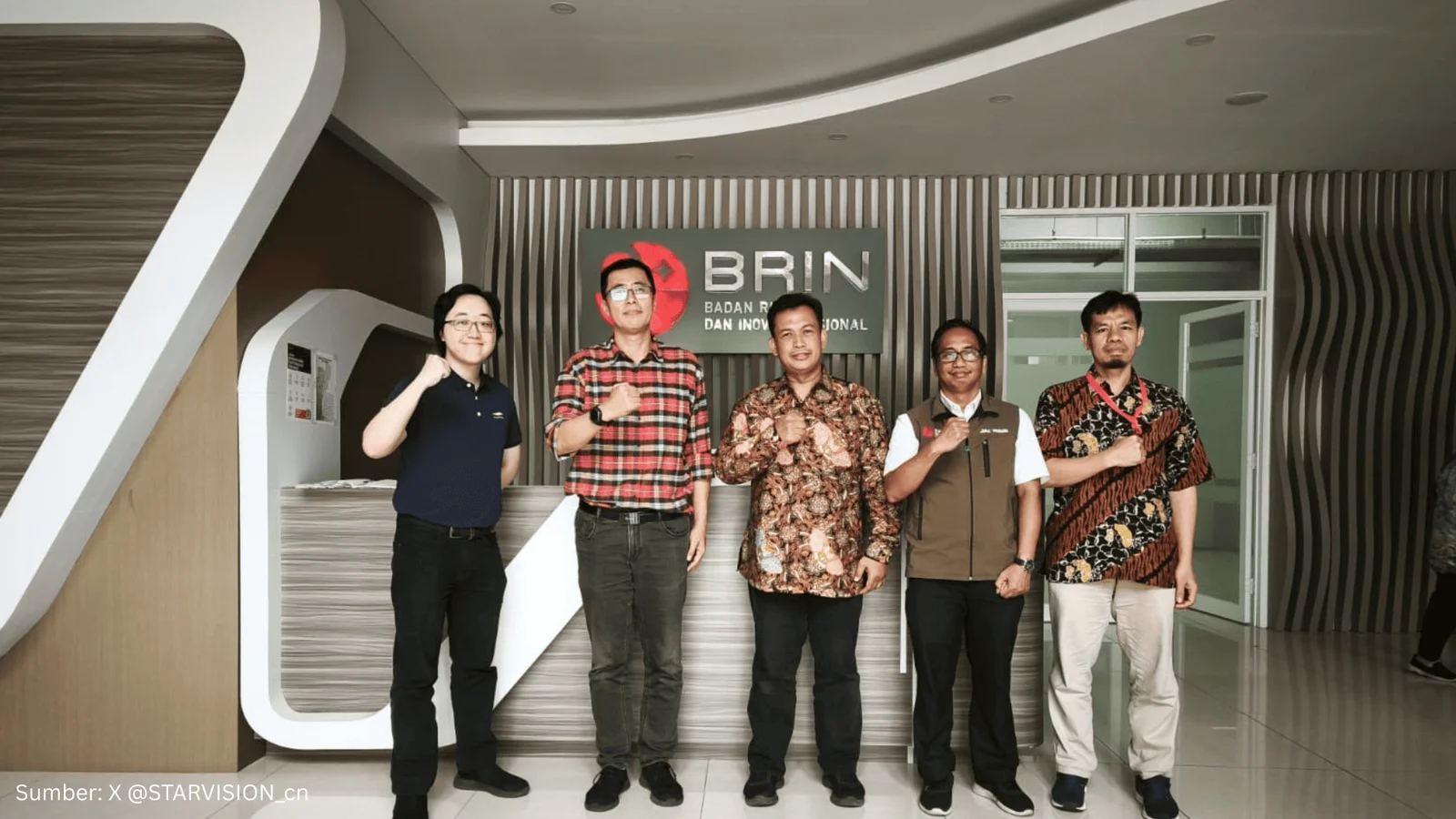 Perusahaan Satelit Berbasis AI STAR.VISION Jajaki Kerja Sama dengan BRIN